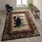Flash Furniture 8' x 10' Brown Rustic Bear and Cub Olefin Area Rug KP-RGB3940-810-BN-GG - alternate 1